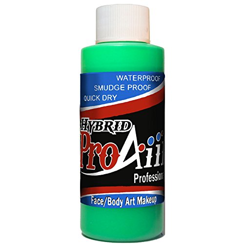 ProAiir Face and Body Painting Makeup - 2oz (60ml) Fluorescent Green