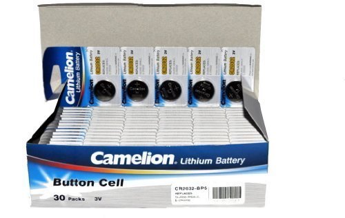 150 Stück Knopfzellen Camelion CR2032 3V als Vorratspackung