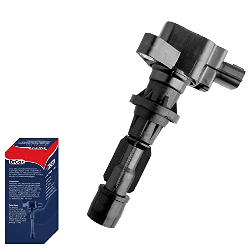 DrCax OEM Ignition Coil UF540 C1683 Compatible with 2006-2013 Mazda 3, 6, CX-7, MX-5 - Replaces L3G218100A - 2.0L, 2.3L, 2.5L L4 Engines - 1 Pack