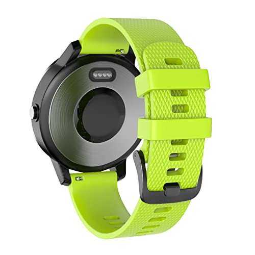 Bracelet en silicone vert pour Samsung Galaxy Watch 4 Classic 42mm