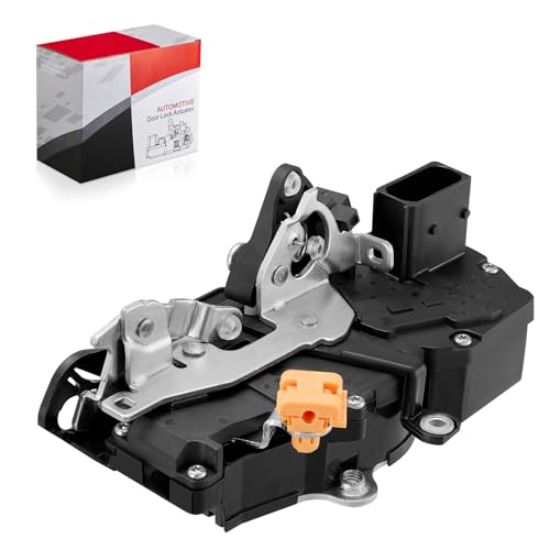 Image of SYERAL Front Left Driver Side Door Latch Lock Actuator Compatible with H2 2003-2007 Replaces 15816392, 15134807, 15182168, 15254040