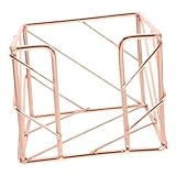 Homoyoyo Eleganter Memohalter aus Metall mit Filigranem Hohldesign Kompakter Desktop Organizer für Notizzettel Platzsparend Großer Stauraum Stilvolles Schreibtisch Zubehör für Büro und