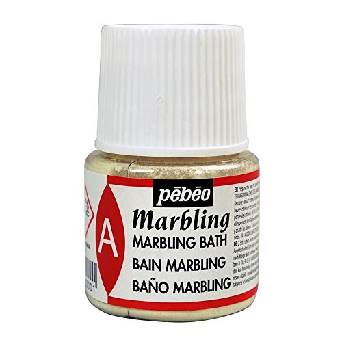 PEBEO – Flacon Marbling Bain 35g – Marbling sur Supports Clairs et Poreux - 35g