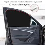 Magnetic Car Magnetic Window Sun Shades Covers（4Pcs，Black） - Image 2