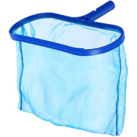 Buluri Pool Skimmer, Heavy Duty Leaf Skimmer, Fine Mesh Net with Sturdy Frame, Suitable for Spas, Swimming Pool, Hot Tubs, Fish Tank - for Cleaning Pool Leaves and Debris (Deep Net) Cover