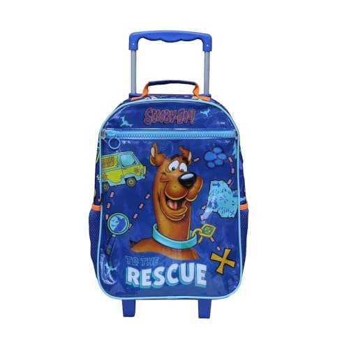 Mala Escolar G com Rodinhas Unissex Azul Scooby-Doo Dermiwil