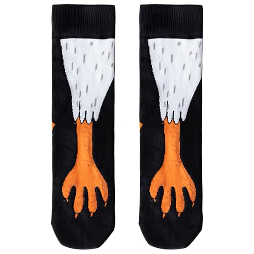 BIBITI Calcetines de pollo, divertidos disfraces para adultos y