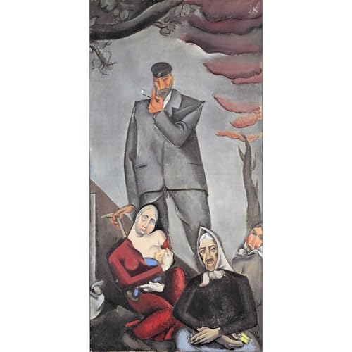 Poster Jakob Kazaks Réfugiés décoration murale art print affiche grand format