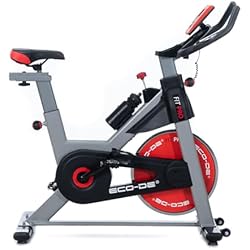 Bicicleta Spinning Para Personas Altas ECODE Bicicleta de Spinning. Completamente Regulable FIT PRO (Gris) ECO-814