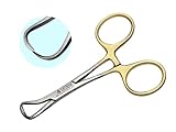 Towel Clamp Backhaus Forceps Gold Plated 3.5' Medical Surgical Instrument ARTMAN (1)