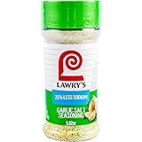 Lawry's 25% Less Sodium Garlic Salt With Parsley, 5.62 oz