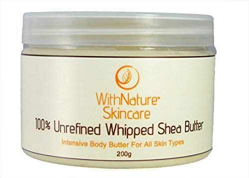 100% Organic Unrefined Whipped Shea Butter 200g