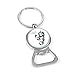 Porte-clés de Dessin animé Mercury Glass Keychain Rock Band Queen Freddie Mercury Bouteille ouvre-clé Chaînes de clé Cadeau Creative Cadeaux pour Les Fans (Color : White)