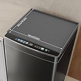 Jotekonoby Silikon-Kühlschrankmatte mit erhöhtem Rand für Auslaufschutz, passt unter Kühlschrank oder Waschmaschine, rutschfester Bodenschutz für Kitc (60 x 50 cm, grau)