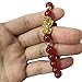 2 Pcs Feng Shui Good Luck Bracelets for Men Women, Wealth Prosperity Charm Bracelet with Golden Pi Xiu Pi Yao, Attract Good Luck and Wealth(6mm, 8mm) (Multi)