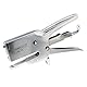 Rapesco 1169 HD-73 Hochleistungs Heftzange, verwendet Typ 73/6-12mm Heftklammern, Silber