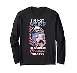 Photo Gallery anime girl - im not weird im just more creative than you maglia a manica Photo Gallery anime girl - im not weird im just more creative than you maglia a manica