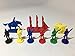 Napoleonic & Civil War Military Miniatures (Set of Six Colors): Plastic Toy Soldiers Set: Infantry, Cavalry, Artillery, Ships: Red, Blue, Yellow, Green, Black, and Purple Colors