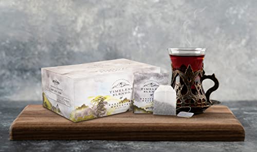 Image of Timeless Blends by The Hillcart Tales Mystical Assam Tea Bags 100 Pieces, Premium Assam Black Tea Leaves With Earth Fragrance, Original Assam Tea in Double Chamber Teabags, 200 gms