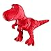 Marsjoy Jouet en peluche en forme de dinosaure rouge en peluche Tyrannosaure Rex pour bébé fille garçon enfants Cadeaux d'anniversaire