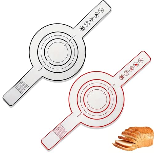 Silikon-Brotschlingen Set – 2 Stück + Zubehör | Für Dutch Oven, Hitzebeständig Bis 250°C | Antihaft & Wiederverwendbar