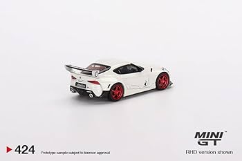 MINI GT  スープラ V1.0 (パールホワイト) チェイスカー MINI GT スープラ V1.0 (パールホワイト) チェイスカー