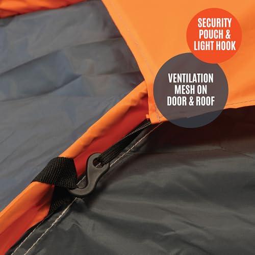 Milestone Camping Dome Tent/Water-Resistant Tent with Carry Bag Included (4 Person) - Image 8