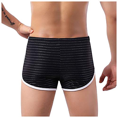 Boxershorts voor heren, katoenen onderbroek, basic boxerbroek, gestreept, ondergoed, broekje, gemiddelde taille, zacht… - Afbeelding 5