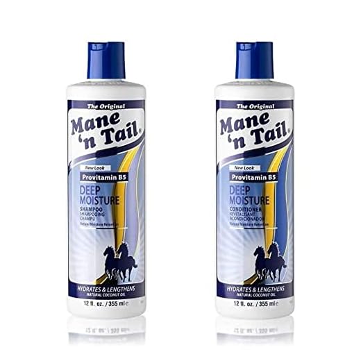 Man 'N Tail Deep Moisturizing Shampoo och balsam set, 355 ml
