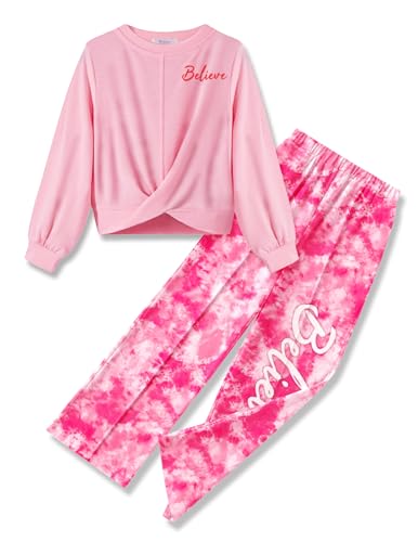 Arshiner Mädchen Bekleidungssets Kinder Sweatshirt mit Hose Set Herbst Winter Freizeit Trainingsanzug Sport Kleidung Sets für Mädchen 11-12 Jahre 150 Arshiner Mädchen Bekleidungssets Kinder Sweatshirt mit Hose Set Herbst Winter Freizeit Trainingsanzug Sport Kleidung Sets für Mädchen 11-12 Jahre 150