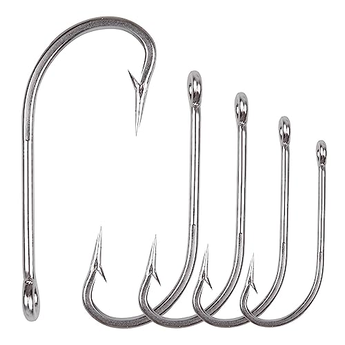 Hameçons de pêche à longue tige barbelée haute pénétration