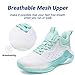 Beita Basketball Shoes for Women Fashion Sneakers Sport Shoes Anti Slip Breathable, Moonlight, 9