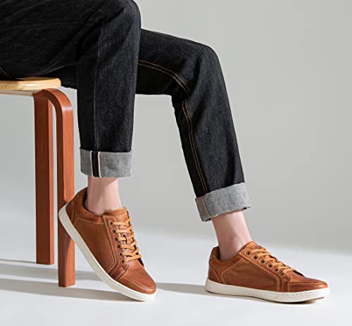 Image of Jousen Men's Fashion Sneakers Classic Retro Casual Shoes for Men Breathable Business Dress Sneaker