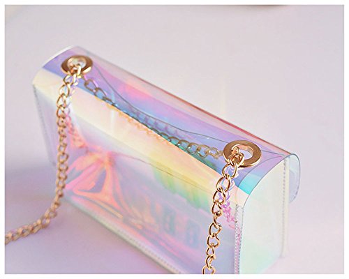 Mini Hologram Clear Cross Body Purse Shoulder Bag Handbag for Women3