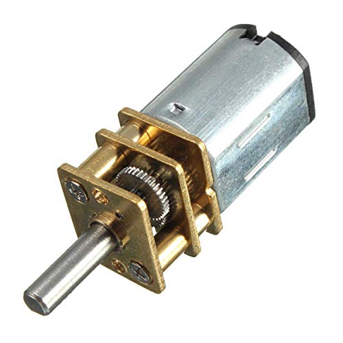 DollaTek 2Pcs DC 12V 140RPM 3mm Welle Mini-Metall-Zahnrad-Getriebemotor GA12-N20