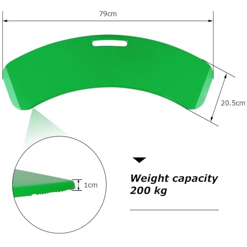 YXCMD Glijdende transferplanken, transferplank for ouderen, patiëntschuifplank ABS verdikte lichtgewicht stabiele structuur for rolstoelgebruikers - Afbeelding 3