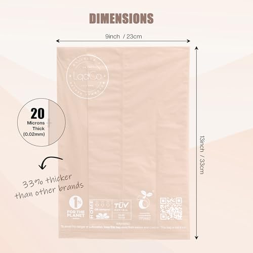 Image of Bio-Based Dog Poop Bags, Silky Soft & Leak-Proof, Lavender-Scented, Made from Cornstarch - 8 Rolls, 120 Bags