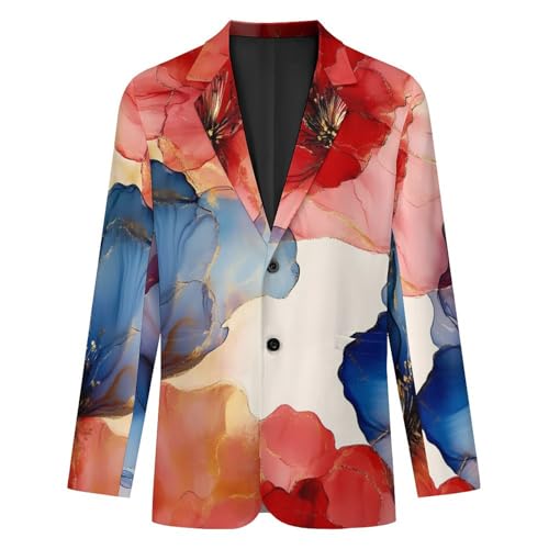 Alcohol Men's Slim Suit Long-Sleeve Prom Tuxedo Classic Two Button Business Jacket4