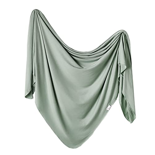 Image of Copper Pearl Large Premium Knit Baby Swaddle Receiving Blanket Briar
