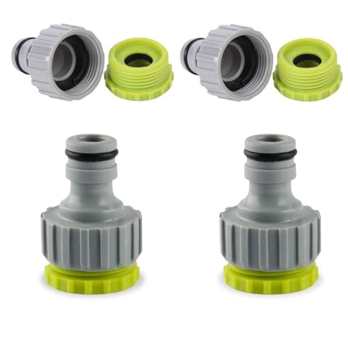 Gardena Lot de 4 raccords de robinet 1/2