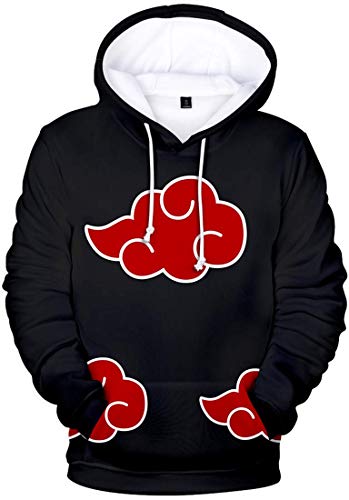Jungen Naruto 3D Druck Hoodie Anime Naruto Cosplay Kostüm Pullover für Kinder