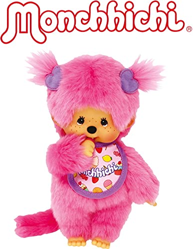 Bandai Monchhichi Peluche Monchhichi Frozen Fruits Peluche Iconique des années 80 Peluche Toute Douce 20 cm pour Enfants et Adultes SE23388 - vue 2