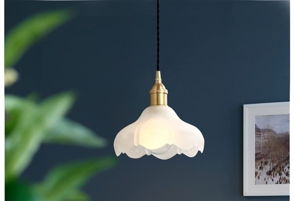 Mosiężna akrylowa lampa wisząca