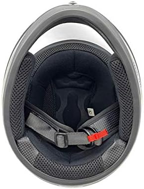 Miniatura 4 de MMG Casco integral para motocicleta, aprobado por el DOT, 2 viseras una transparente y otra ahumada (MGAH26) (negro brillante, mediano)