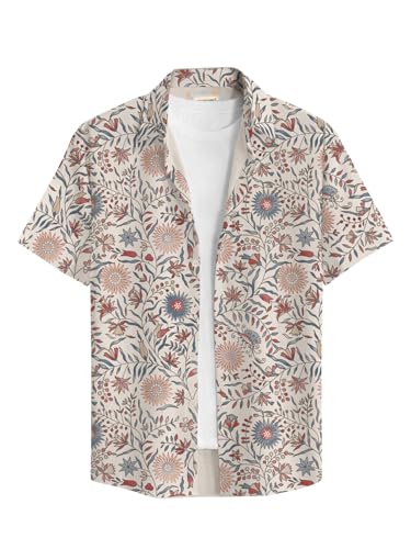 BULLMER Trendy Regular Fit Printed Causal Shirt for Men - Pack of...