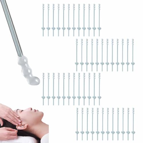 Earwax Removal Adhesive Swabs,Reusable Sticky Soft Head Ear Swabs,Adhesive Ear Wax Removal Tools,Ear Cleaning Tools Ear Curette 