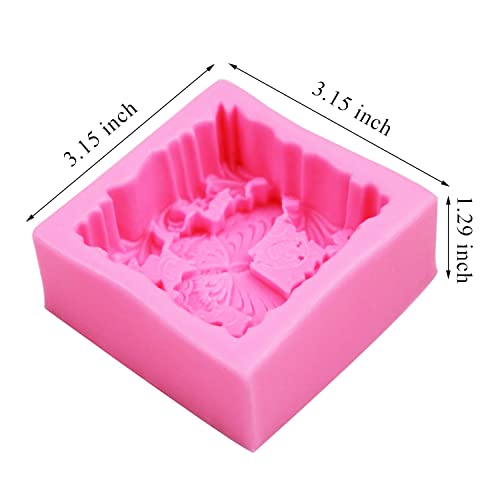 Silicone Soap Molds, Aidoit 2 Pack Butterfly Flower Soap Molds 3D Floral Silicone Molds For Handmade Soaps Diy Candles Chocolates Biscuits Cakes Muffins Art Crafts #TOP2