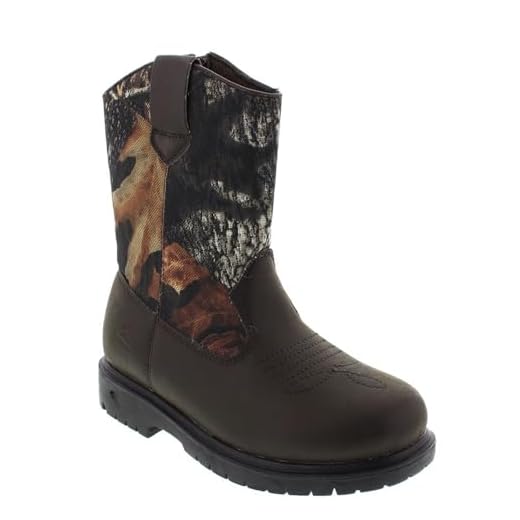 Deer Stags Boy's Tour, Brown Camo, 12 Little Kid
