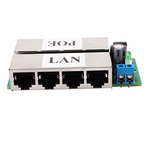 Aexit 10 Pcs NVL-404 DC 12V POE Power Over Ethernet Injector AP Combiner Synthesizer miniatura 4