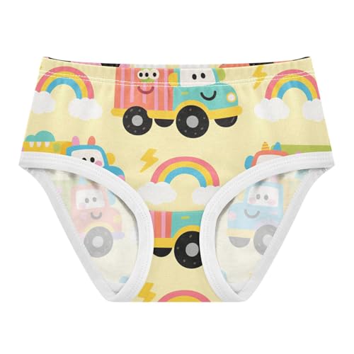 GuoChe Cotton Panties 1-piecing Hip Design Panties Briefs Underwear for Kids in Sizes 2T,3T, 4T, 5T, 6Y and 8Y